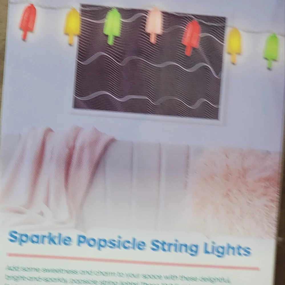 Sparkle Popsicle String Lights - Multicolor